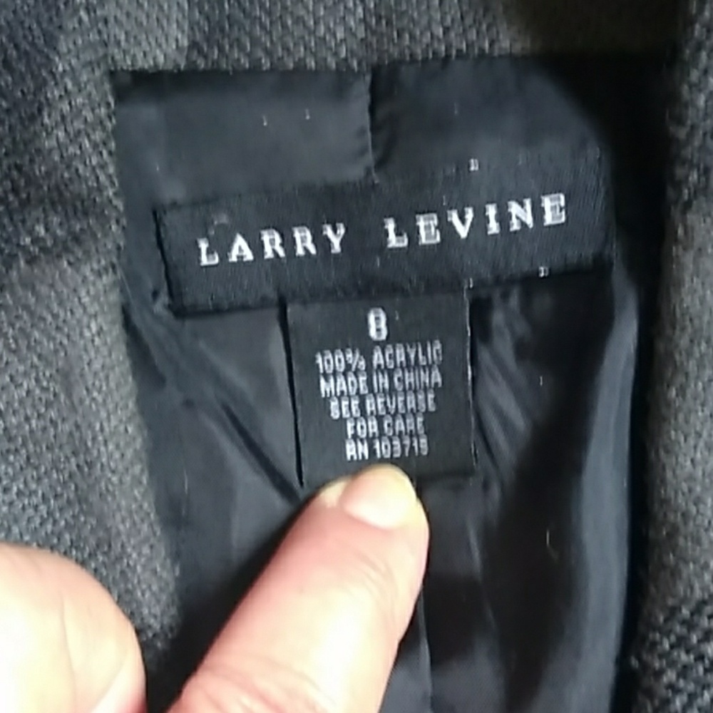 1/2 PRICE🔻Larry Levine Oversized Cropped Jacket - Picture 3 of 9